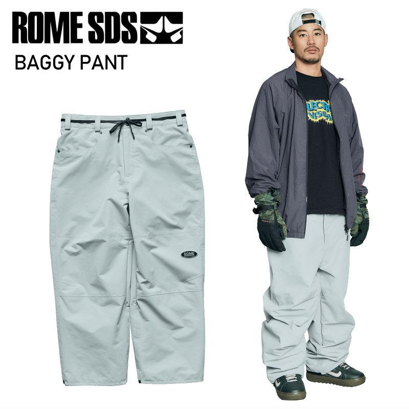 ROME SDSスノーパンツ ROME SDS ☆ 25-26 ROME SDS BAGGY PANT SILVER GRAY ローム スノボ