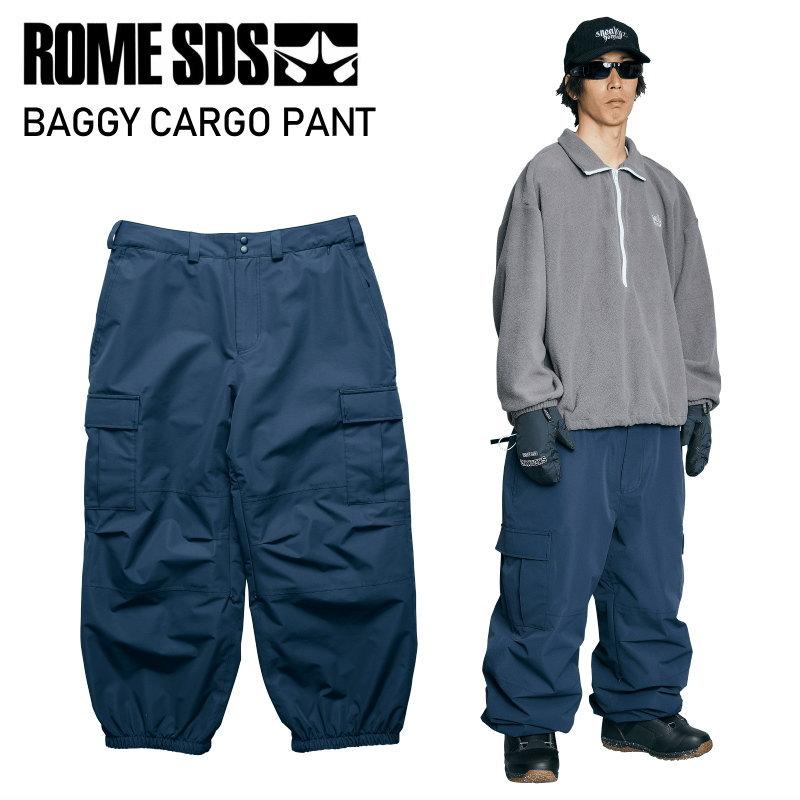 ROME SDS ☆ 25-26 ROME SDS BAGGY CARGO PANT NAVY ローム スノボ