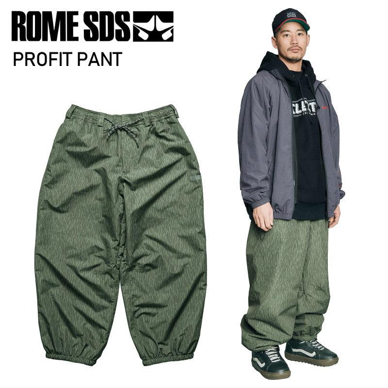 ROME SDS ☆ 25-26 ROME SDS PROFIT PANT RAIN CAMO ローム スノボ