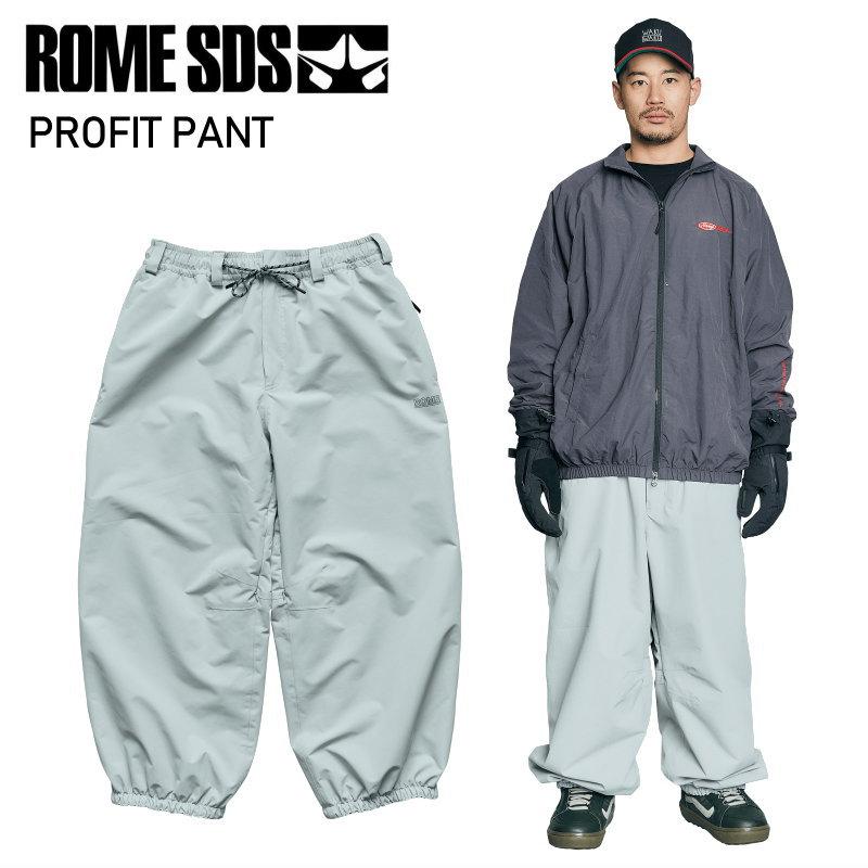 ROME SDS PROFIT PANTS シルバーグレー Mサイズ 25-26 ROME SDS ☆ 25-26 ROME SDS PROFIT PANT SILVER GRAY ローム スノボ