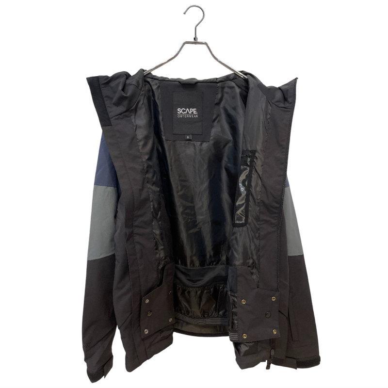 ★ 25-26 SCAPE TRACK JACKET カラー:BLACK エスケープ スノボウェア メンズ レディース ユニセックス スノーボード ジャケット JKT 型落ち 旧モデル 日本正規品 | SCAPE | 03