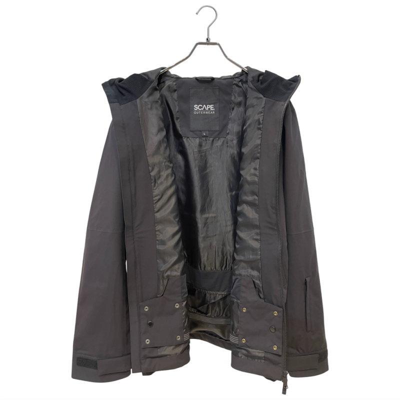 ★ 25-26 SCAPE POW JACKET カラー:BLACK エスケープ スノボウェア メンズ レディース ユニセックス スノーボード ジャケット JKT 型落ち 旧モデル 日本正規品 | SCAPE | 03