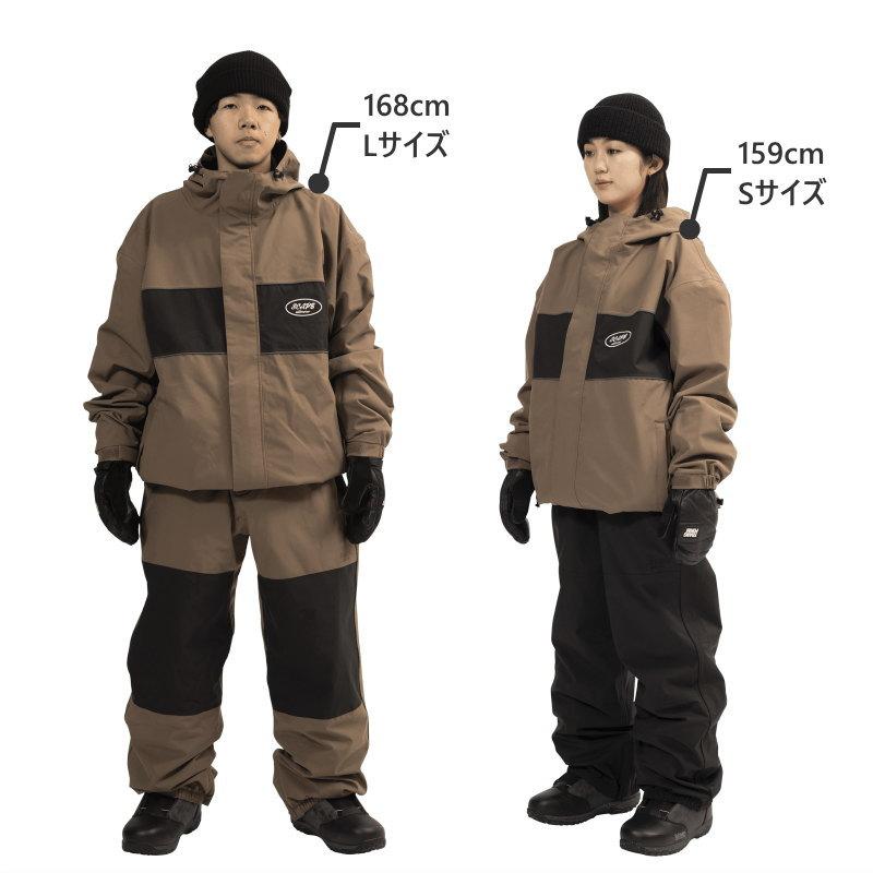 ★ 25-26 SCAPE ADAPT JACKET カラー:MOCHA BLACK エスケープ スノボウェア メンズ レディース ユニセックス スノーボード ジャケット JKT 型落ち 旧モデル | SCAPE | 07