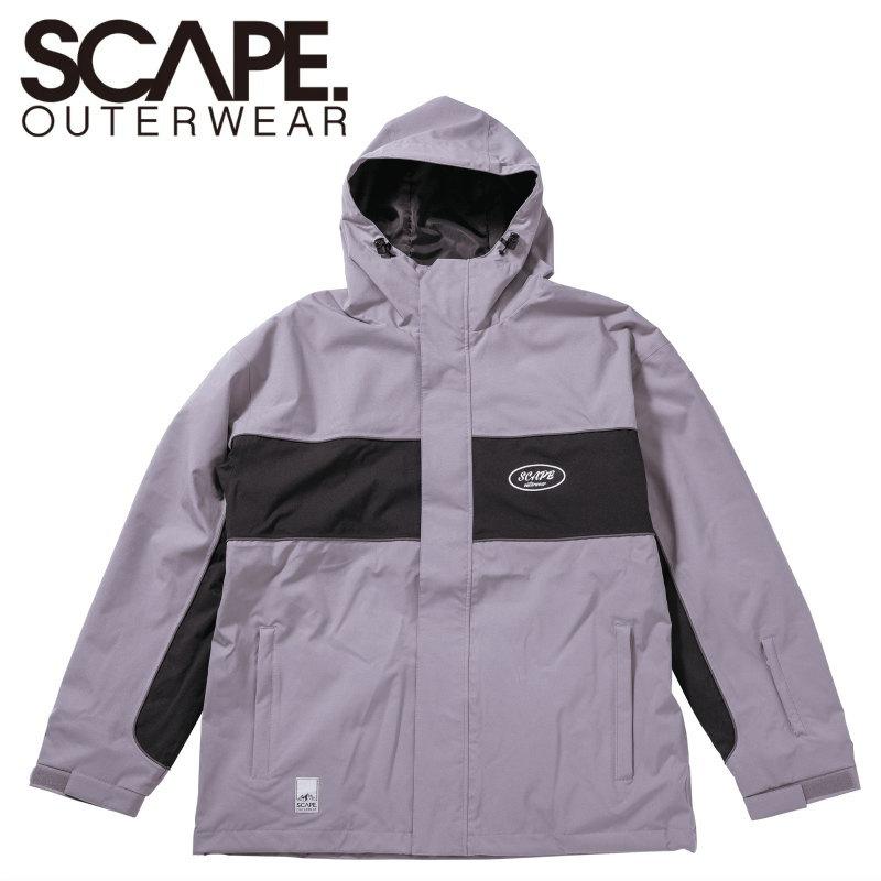 ★ 25-26 SCAPE ADAPT JACKET カラー:SMOKE VIOLET BLACK エスケープ スノボウェア メンズ レディース ユニセックス スノーボード ジャケット JKT 型落ち | SCAPE
