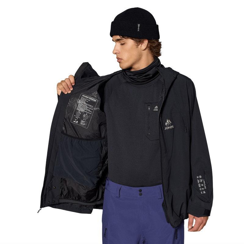 ☆ 26-27 JONES MTN SURF JKT STEALTH BLACK ジョーンズ スノボウェア メンズ スノーボード ジャケット JKT 日本正規品 | JONES SNOWBOARDS | 03