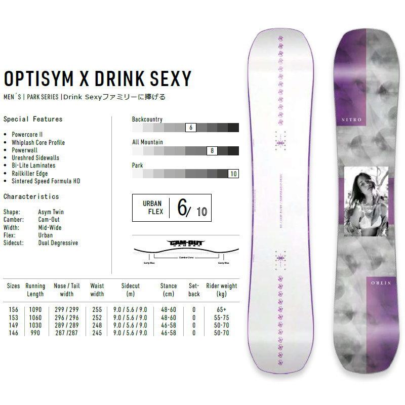 22-23 NITRO OPTISYM DRINK SEXY 149cm ナイトロ オプティシム 