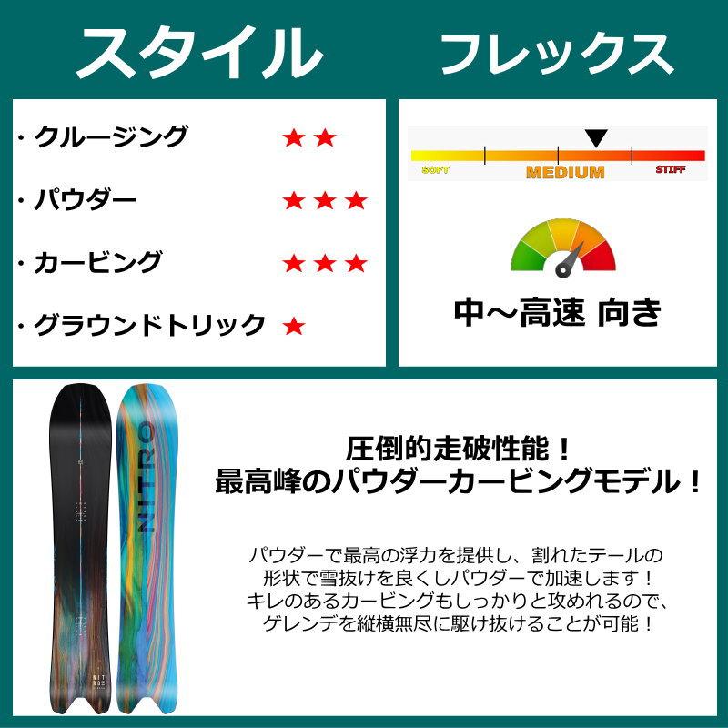 【シーズン前緊急値下げ】ナイトロ フュージョンスノーボード 板 154 ナイトロ スノーボード NITRO SQUASH 25-26 スカッシュ 板 パウダー