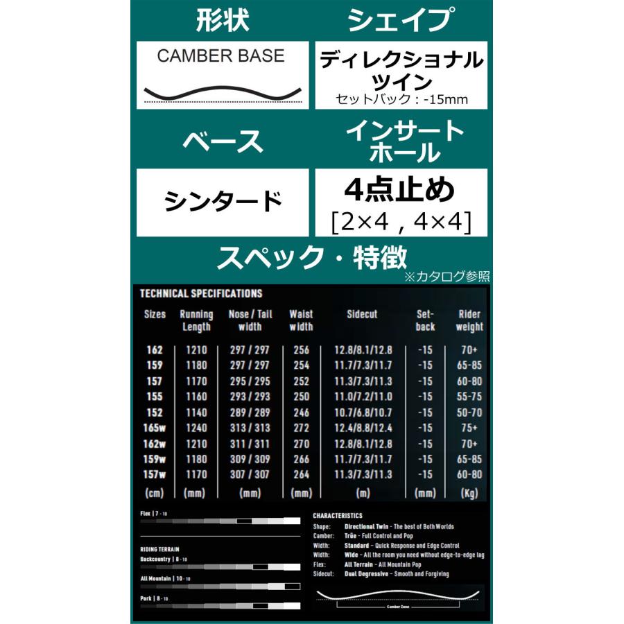 即納】 メンズ スノーボード 板 型落ち NITRO TEAM 162cm 24-25