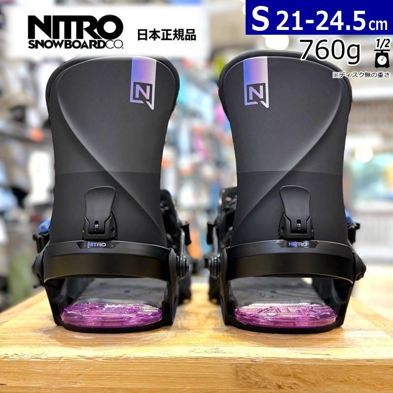 25-26 NITRO FATE カラー:Ultra Black Sサイズ ナイトロ レディース スノーボード バインディング 日本正規品 | 