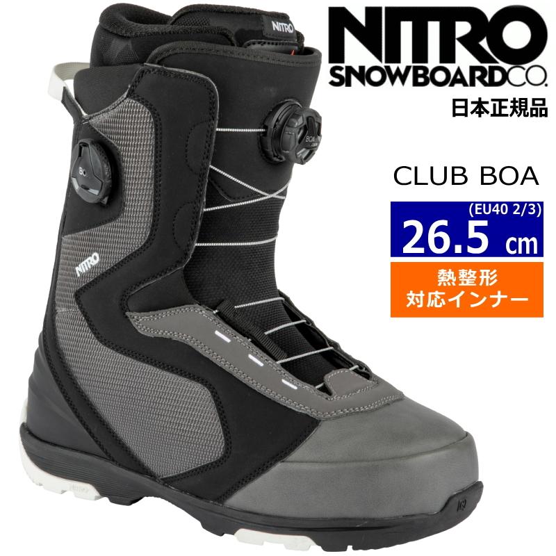 21-22 NITRO CLUB BOA カラー:GREY BLACK EU40 2/3[26.5cm