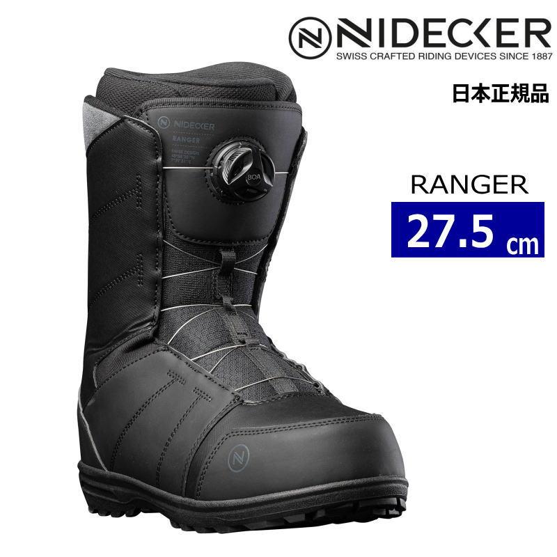 NIDECKER 22-23 RANGER カラー:BLACK 27.5cm ナイデッカー レンジャー 