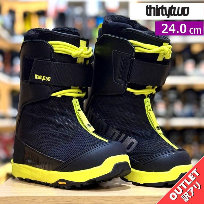 【ラスト１点】 【OUTLET】23-24 THIRTYTWO TM-2 HIGHT W'S カラー:BLACK LIME 24cm サーティーツー レディース スノーボードブーツ 型落ち | 