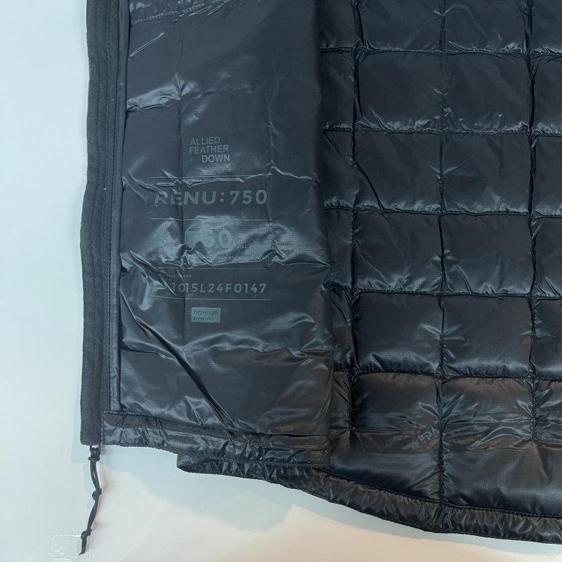 ◎  JONES ULTRA RE-UP DOWN RECYCLE JKT STEALTH BLACK Lサイズ  メンズ スノーボード スキー スノボウェア インナーダウン 24-25 | JONES SNOWBOARDS | 06