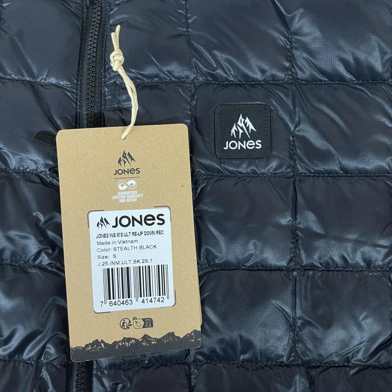 ◎  JONES ULTRA RE-UP DOWN RECYCLE JKT STEALTH BLACK Lサイズ  メンズ スノーボード スキー スノボウェア インナーダウン 24-25 | JONES SNOWBOARDS | 07