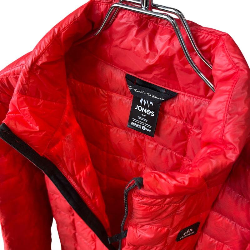 【アウトレット】◎ JONES ULTRA RE-UP DOWN RECYCLE JKT LAVA RED Mサイズ  メンズ スノーボード インナーダウン 24-25 | JONES SNOWBOARDS | 03