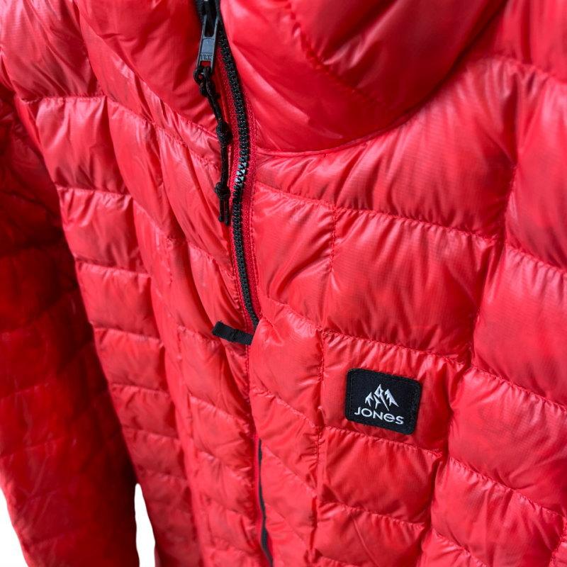 【アウトレット】◎ JONES ULTRA RE-UP DOWN RECYCLE JKT LAVA RED Mサイズ  メンズ スノーボード インナーダウン 24-25 | JONES SNOWBOARDS | 04