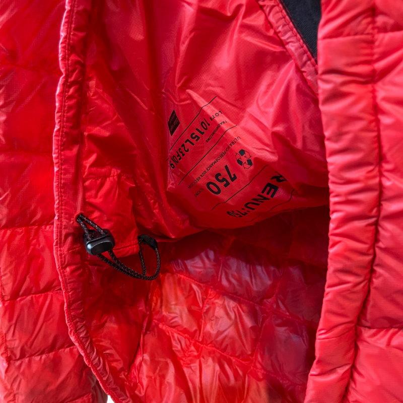 【アウトレット】◎ JONES ULTRA RE-UP DOWN RECYCLE JKT LAVA RED Mサイズ  メンズ スノーボード インナーダウン 24-25 | JONES SNOWBOARDS | 05
