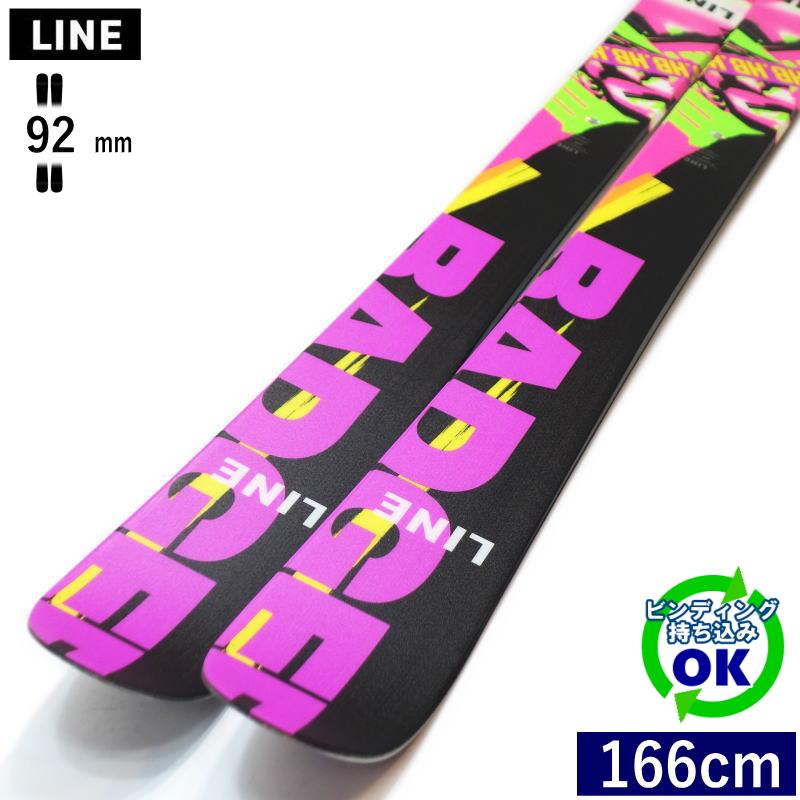 LINE HONEY BADGER スキー 166cm LINE HONEY BADGER[166cm/92mm幅]24-25 フリースキー オールラウンド
