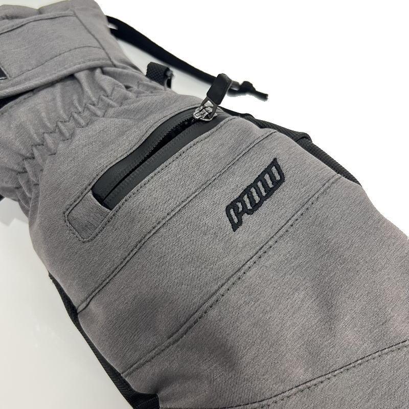 ○22-23 POW WAYBACK GORE-TEX SHORT MITTEN（ライナー無） カラー:GREY Mサイズ パウ グローブスキー スノーボード |  | 01