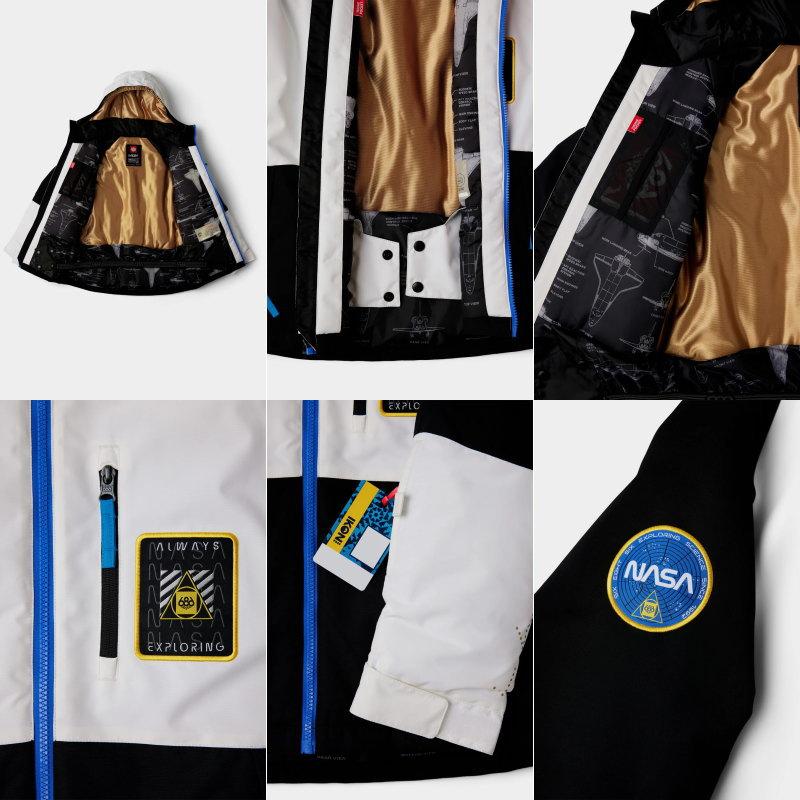 686（シックスエイトシックス）のスノーボードウェアセットアップ　新品未使用　L 686（シックスエイトシックス） 【OUTLET】キッズ スノボウェア上下