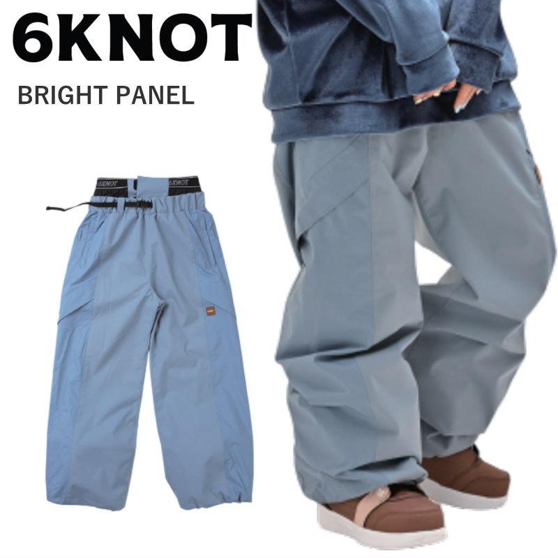 ◎ 24-25 6KNOT BRIGHT PANEL PNT カラー:MAT BLUE 6K2404 シックス