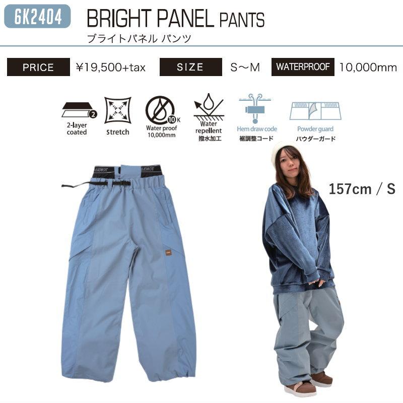 ◎ 24-25 6KNOT BRIGHT PANEL PNT カラー:MAT BLUE 6K2404 シックス