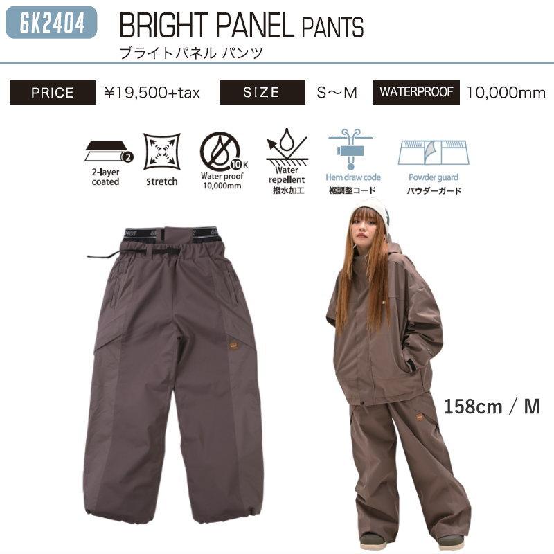 ◎ 24-25 6KNOT BRIGHT PANEL PNT カラー:ROSY BROWN 6K2404 シックス