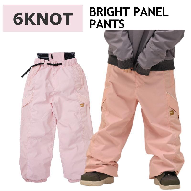 ☆ 25-26 6KNOT BRIGHT PANEL PANTS カラー:BRIGHT PINK 6K2504