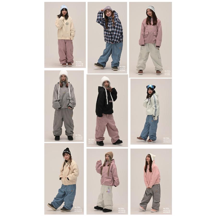 ☆ 25-26 6KNOT BOX PANTS カラー:SMOKE PINK 6K2506 シックスノット