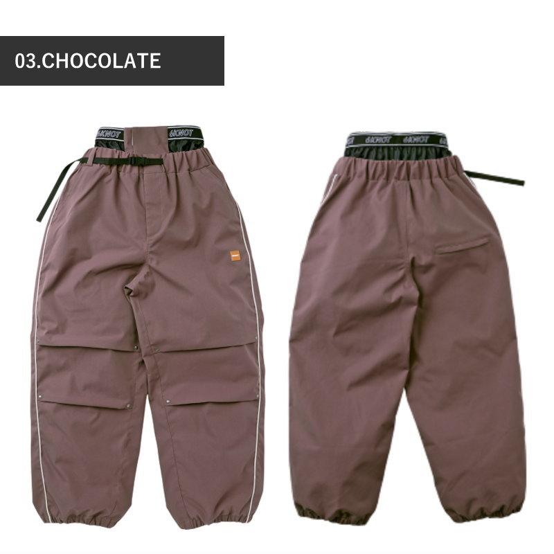 【早期予約商品】☆ 26-27 6KNOT  WIDE PIPE PANT 6K2618 シックスノット スノボウェア レディース ウーマンズ パンツ スノーボード オーバーサイズ PNT |  | 04