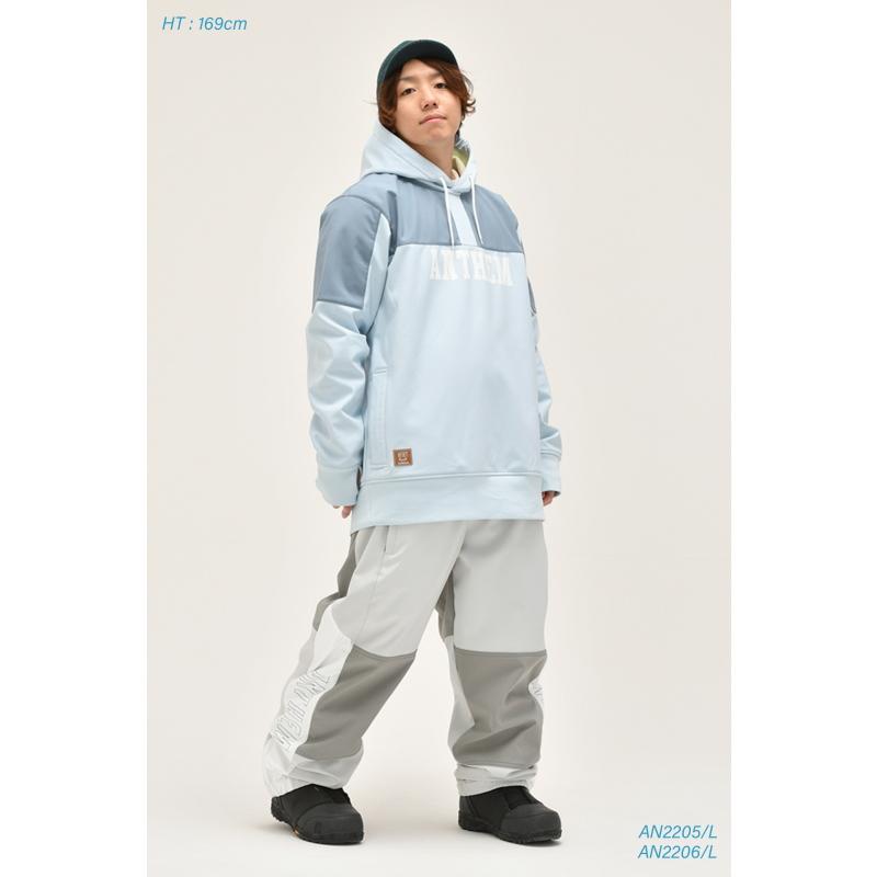 ○ ANTHEM SHOULDER PATCH HOODIE WHITE AN2205 アンセム メンズ