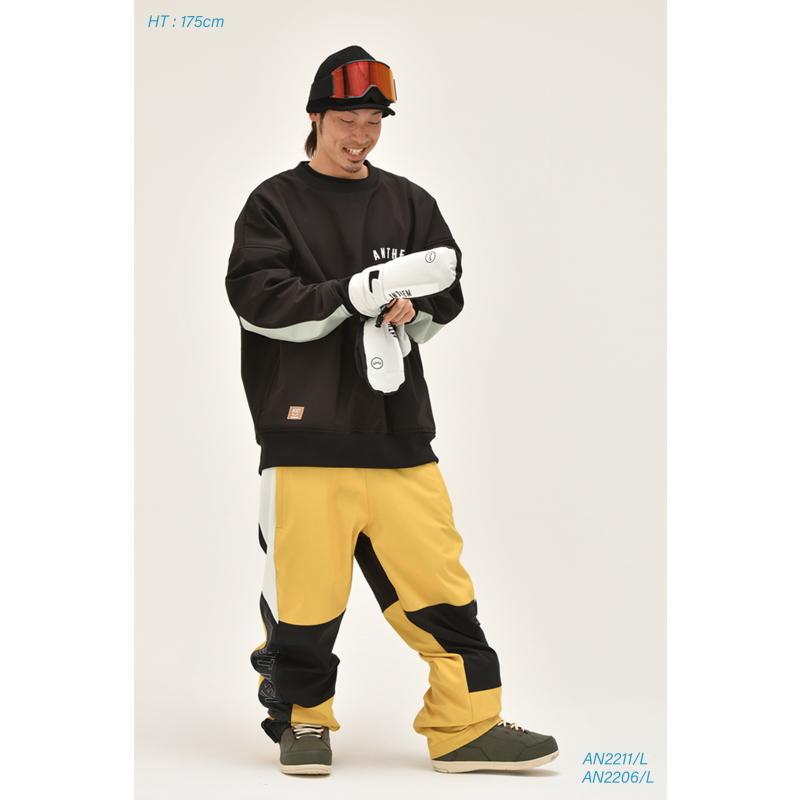 ○ ANTHEM HUGE CREW BLACK AN2211 アンセム メンズ レディース ユニ