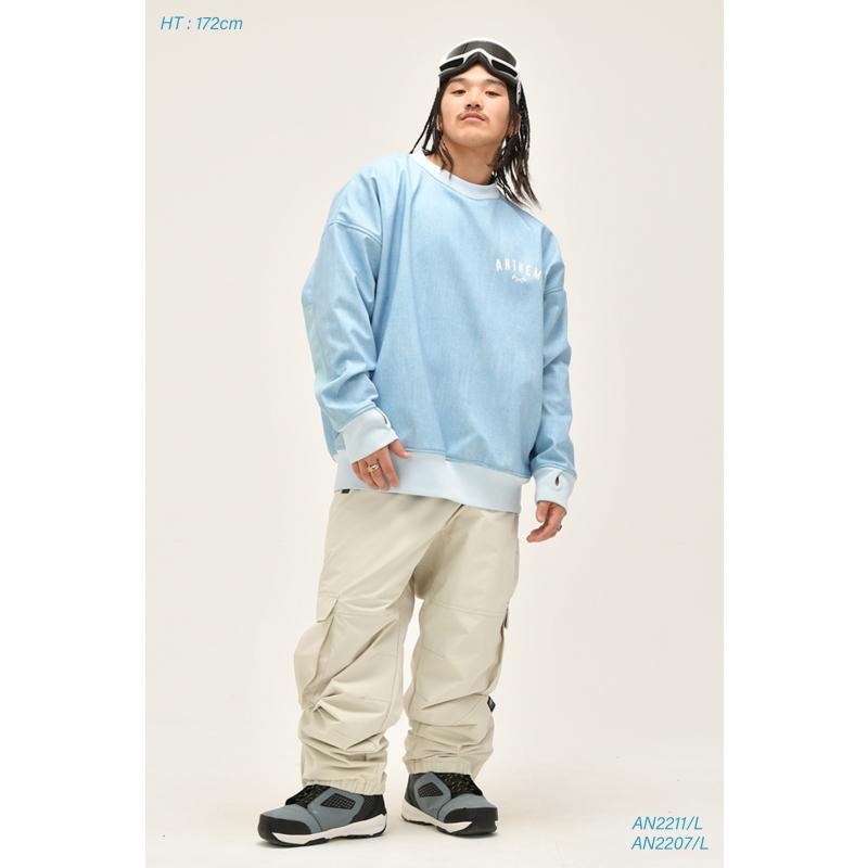 ○ ANTHEM HUGE CREW WHITE AN2211 アンセム メンズ レディース ユニ