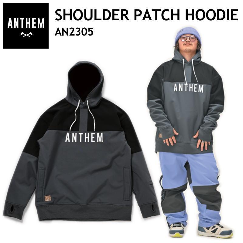 アンセムSHOULDER PATCH HOODIE メンズパーカー