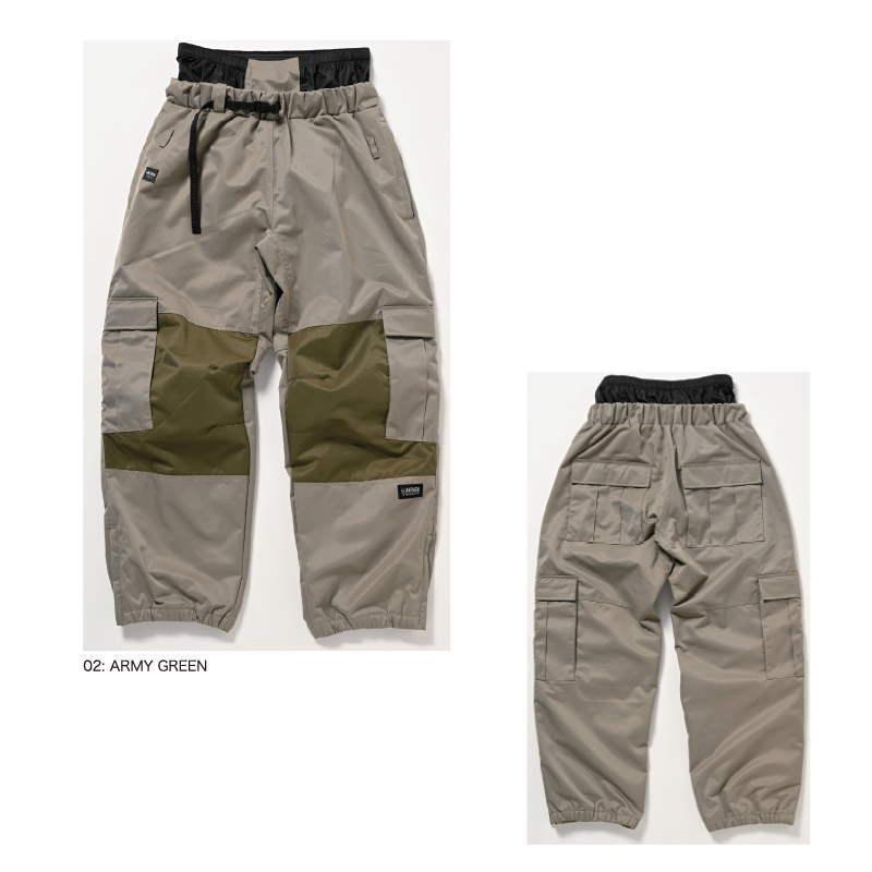 ○ 23-24 ANTHEM WARP CARGO PANTS SAND KHAKI AN2307 アンセム スノボ
