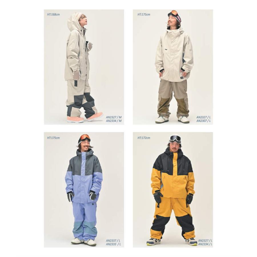 ○ 23-24 ANTHEM FATBOY JACKET LAMP BLACK MUSTARD AN2327 ○ 23-24 ANTHEM FATBOY JACKET LAMP BLACK MUSTARD AN2327