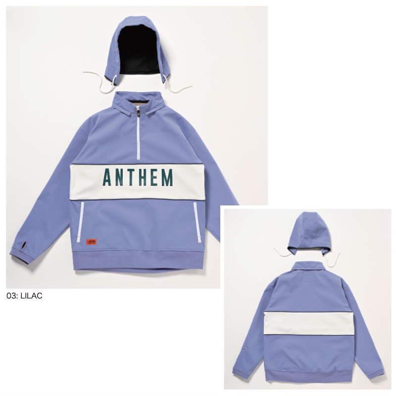 【早期予約商品】 23-24 ANTHEM CASCADE ANORAK AN2332 アンセム スノボウェア スポーツMIX ユニセックス アノラックジャケット 