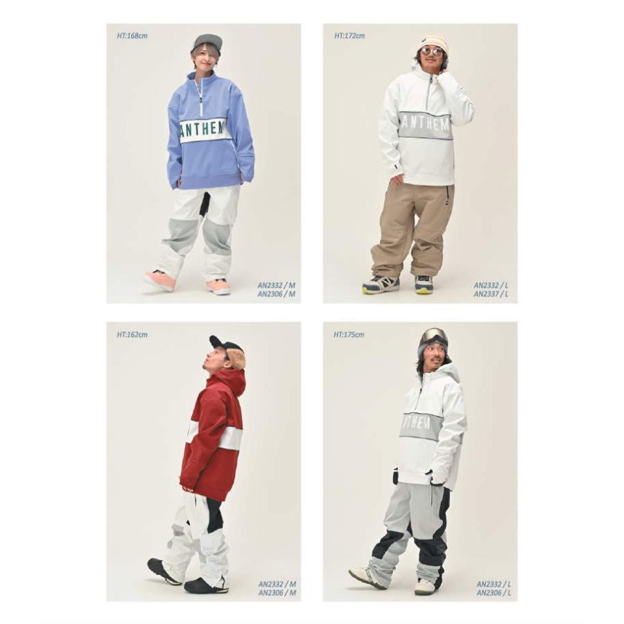 ○ 23-24 ANTHEM CASCADE ANORAK CARDINAL RED AN2332 アンセム