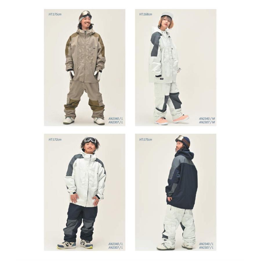 ○ 23-24 ANTHEM CAPTURED JACKET WHITE STEEL GRAYAN2340 アンセム