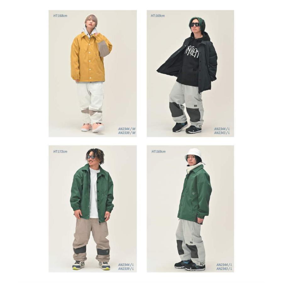 ○ 23-24 ANTHEM WIDE COACH JACKET LAMP BLACK AN2344 アンセム 