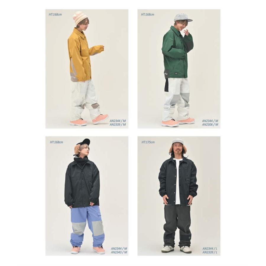 ○ 23-24 ANTHEM WIDE COACH JACKET SMOKE MUSTARD AN2344 アンセム