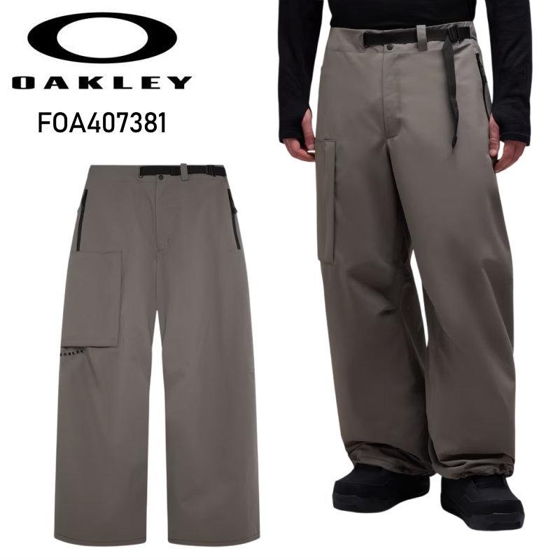 ☆ 26-27 OAKLEY CHANNEL CARGO PANT GRANITE GRAY オークリー スノボウェア メンズ スノーボードパンツ オークレー PNT | OAKLEY