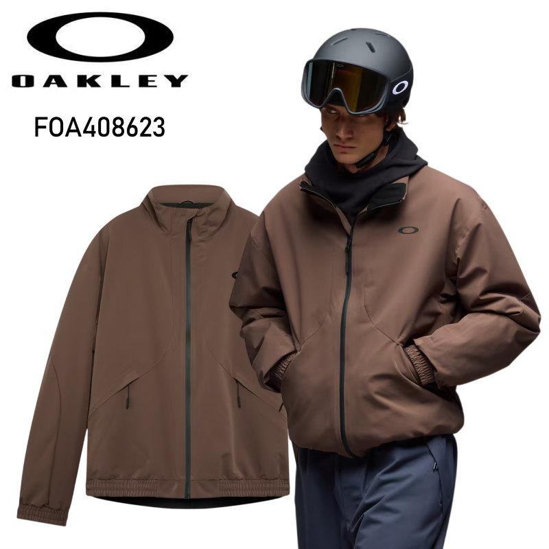 ☆ 26-27 OAKLEY CHANNEL JACKET DARK UMBER オークリー スノボウェア メンズ スノーボードジャケット オークレー JKT 日本正規品 | OAKLEY
