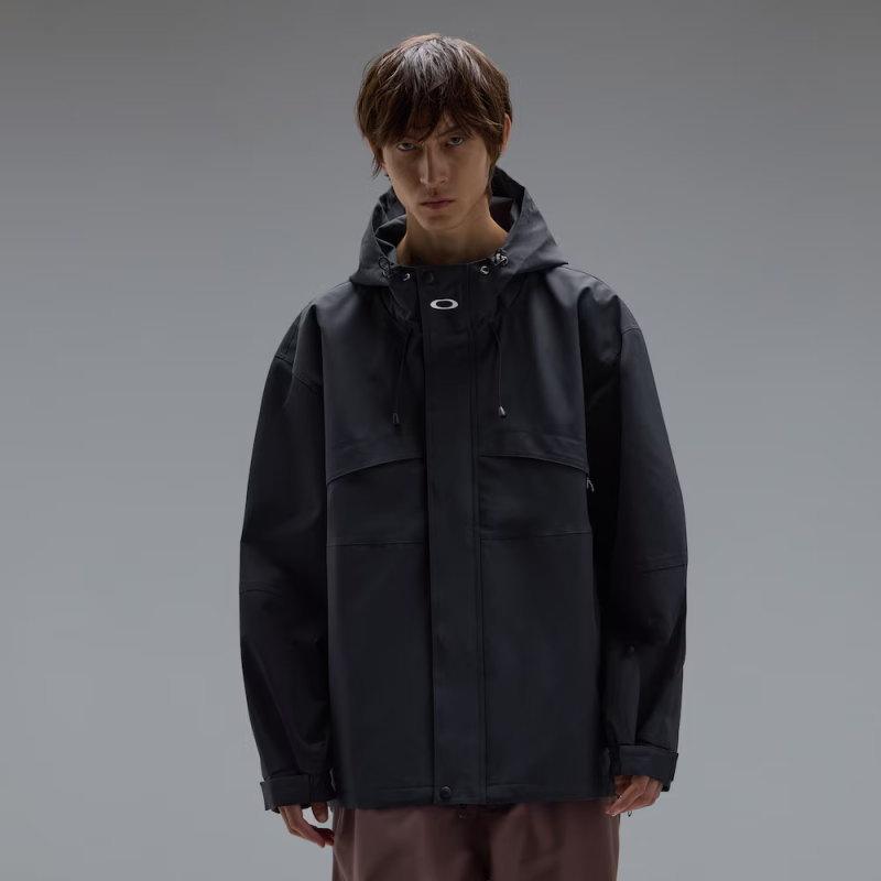 ☆ 26-27 OAKLEY AMPHIBIAN JACKET PITCH BLACK オークリー スノボウェア メンズ スノーボードジャケット オークレー JKT | OAKLEY | 02
