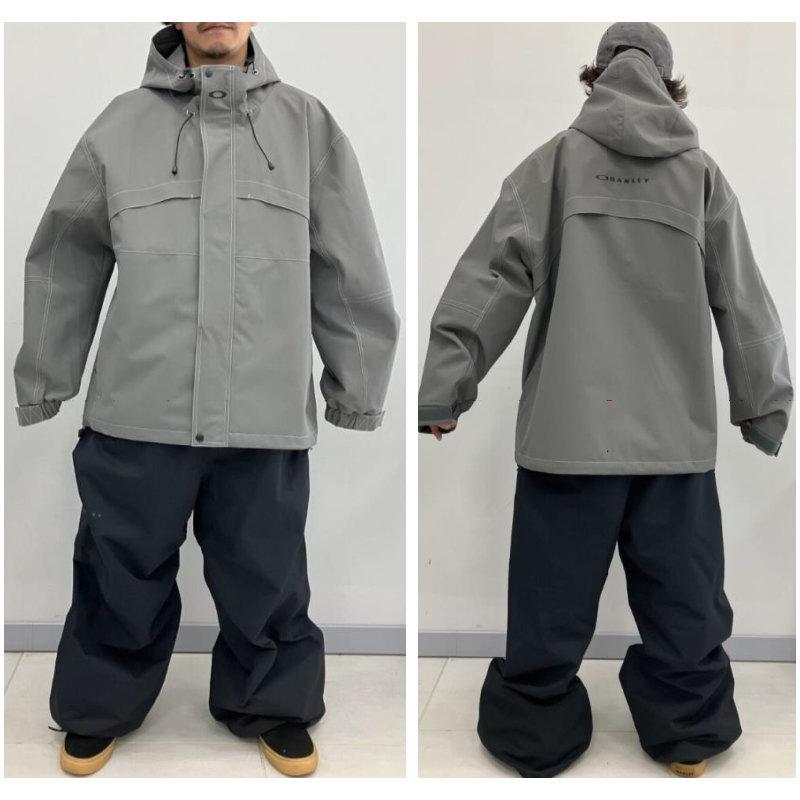 ☆ 26-27 OAKLEY AMPHIBIAN JACKET GRANITE GRAY オークリー スノボウェア メンズ スノーボードジャケット オークレー JKT | OAKLEY | 02