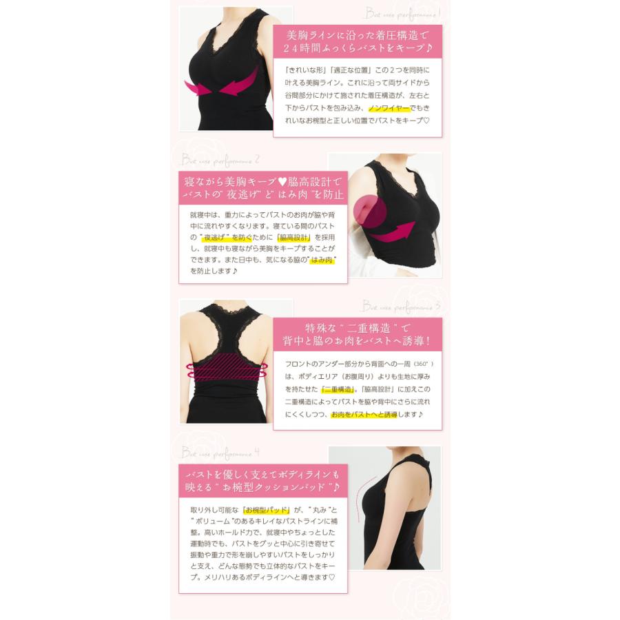 GLAMOROUS SERIES（グラマラスシリーズ） 着圧 ナイトブラ 3着セット+1