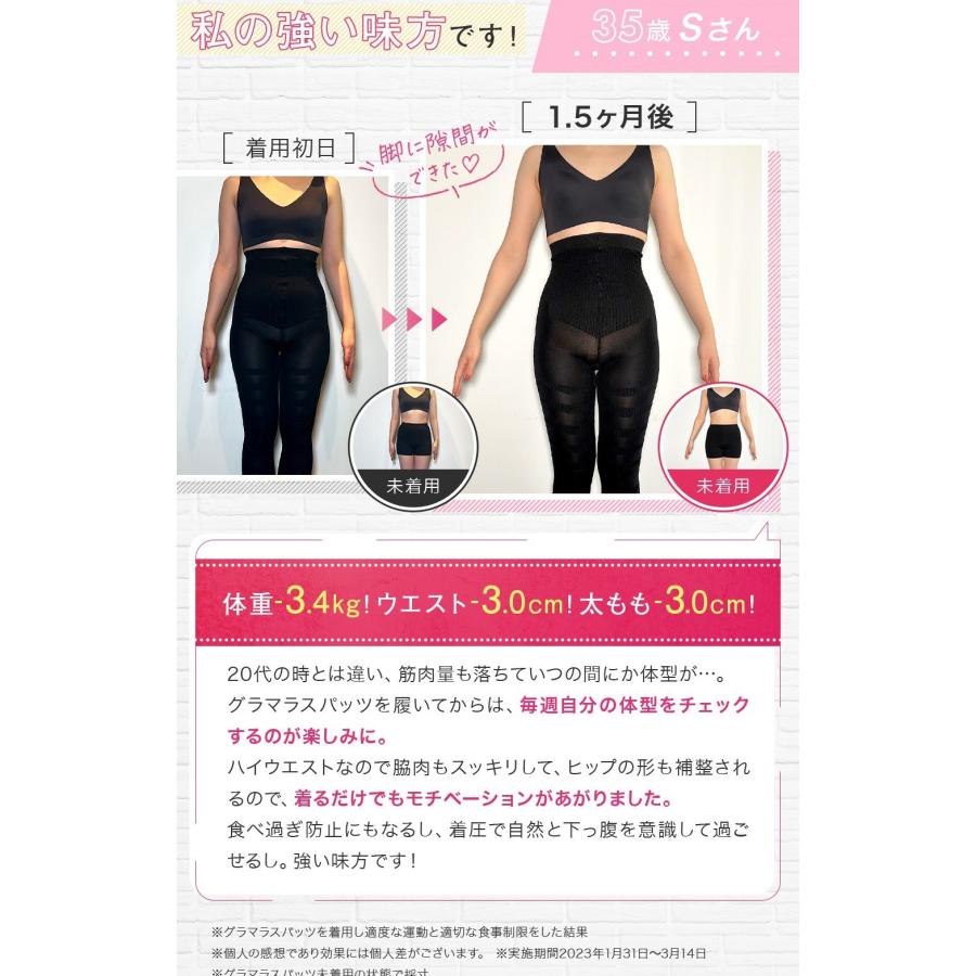 GLAMOROUS SERIES 着圧レギンス レディース 5着 リニューアル