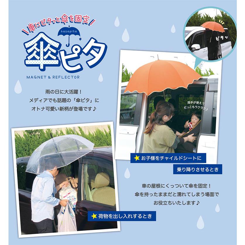 傘ピタ選べる2個セット 傘 マグネット 車 固定 傘止め 雨に濡れない