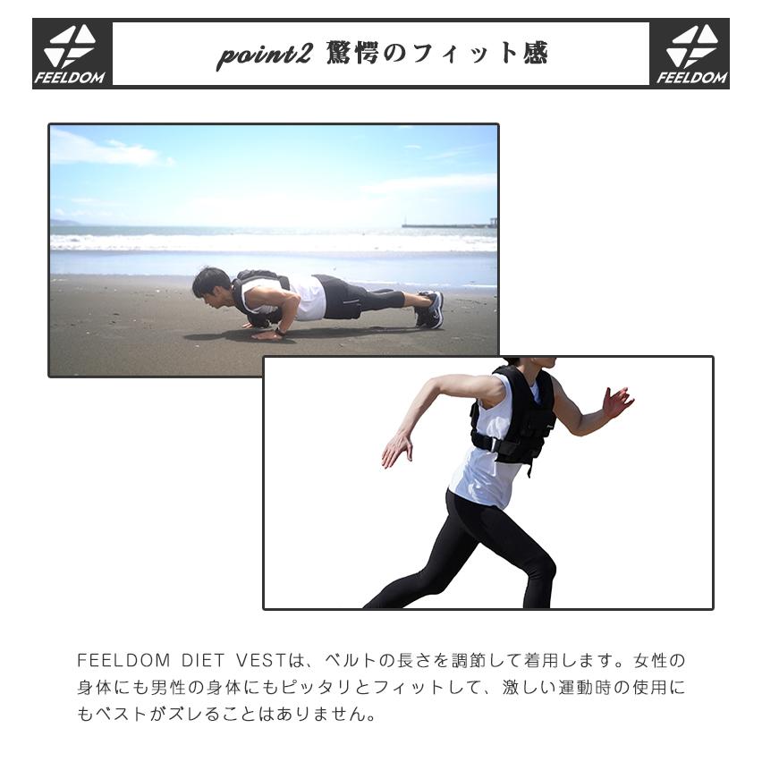FEELDOM DIET VEST フィールダム ダイエットベスト オモリ おもり 重り