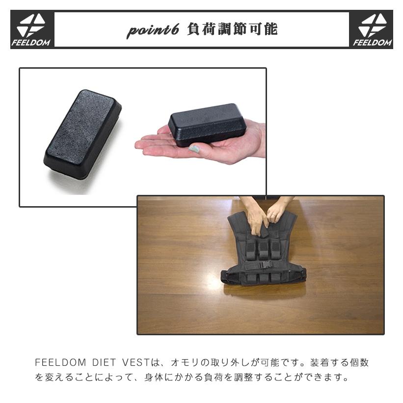 FEELDOM DIET VEST フィールダム ダイエットベスト オモリ おもり 重り